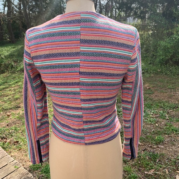 Rainbow Woven Motto Jacket - Picture 4 of 8